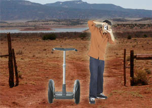 Taking Pictures Of The Segway