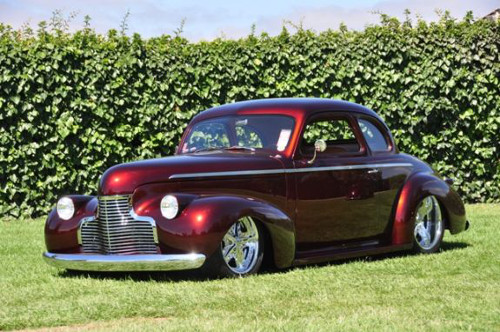 A picture of a 1940 Chevy Business Coupe