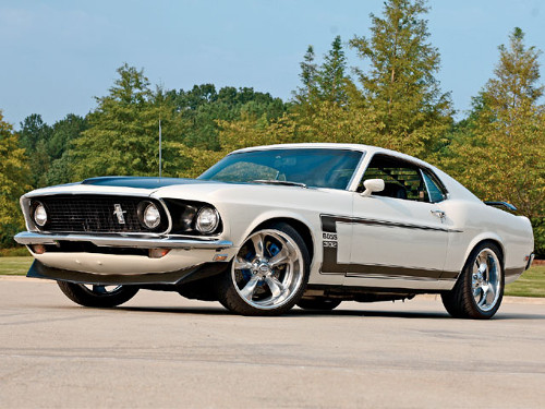 A picture of a 1969 Ford Mustang Boss 302