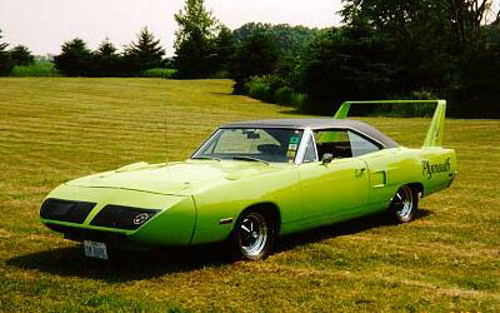 A picture of a 1970 Plysmouth Superbird