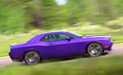 A picture of a 2014 Dodge Challenger Plum Crazy